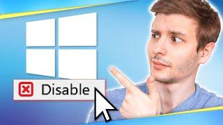 Windows Features You DIDNT Know You Could Disable