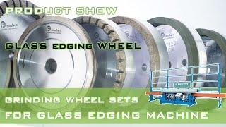 Diamond grinding wheel sets for glass edging machine- Forturetools abrasives