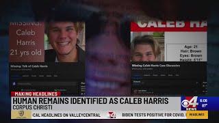 Human remains identified as Caleb Harris