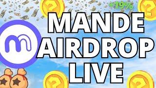 Mande Airdrop Claim Live More DYM Airdrops soon