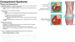 Compartment Syndrome Overview  Presentation Diagnosis & Treatment