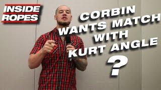 Baron Corbin TALKS Potential Match vs Kurt Angle  Shaving his Head & Being WWE Raw Constable