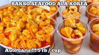 BAKSO SEAFOOD ALA KOREA AUTO CUAN BANGET JUALAN INI 