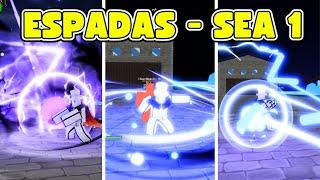 PODER DAS ESPADAS DO KING LEGACY SEA 1