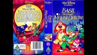 Closing to Basil the Great Mouse Detective 1992 UK VHS