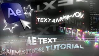 Text Animations & Effects Tutorial  After Effects