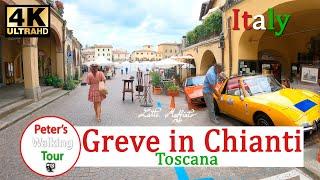 Greve in Chianti Tuscany Italy Walking Tour 2021 4k