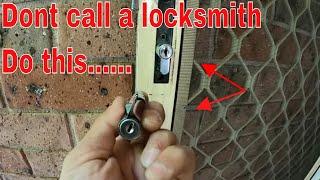 DIY lock and key replacement - Lost keys or lock not working