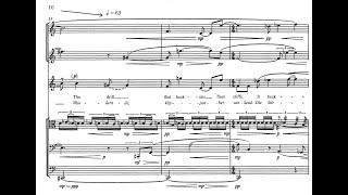 Harrison Birtwistle - Three Settings of Celan for Soprano and Ensemble 1989-94 Score-Video