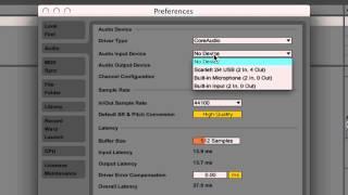 Ableton Live 9 Tutorial - Part 1 Audio Interface Setup