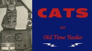 CATS - 10 episodes with cats on old time radio