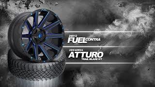 24x14 Fuel Contra on 28540R24 Atturo Trail Blade XTs