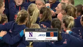 #5 Syracuse vs. #4 Northwestern Womens Lacrosse Highlights