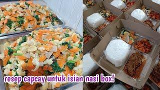 Resep capcay sayur untuk 110 porsi nasi box