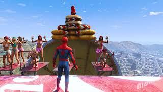Spider-Man vs Bikini Girl  GTA 5 Funny Moments Ep.15