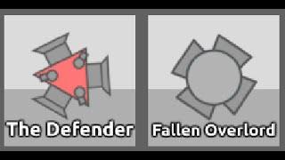 Diep.io Sandbox Defender and Overlord BOSS