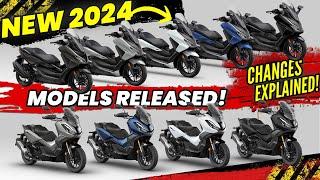 New 2024 Honda Scooters Released ADV 350 + Forza Model Lineup