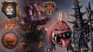 Elite Chaos Dwarfs Face SKARSNIK Greenskins vs Chaos Dwarfs - Total War  Warhammer 3