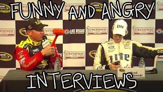 NASCAR Funny and Angry Interviews