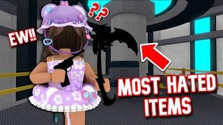 I Played MM2 With The MOST HATED ITEMS... Murder Mystery 2