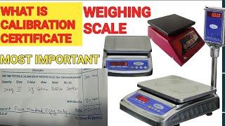 what is weighing scale calibration certificate.why most important for shop kepper.STAMPING RULES
