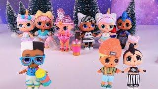 Куклы Лол Сюрприз Мультик - Мальчики в поисках Новогодних  Блестящих Lol Surprise Зима  2020