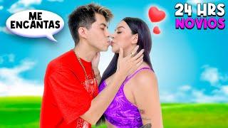 24 HORAS SIENDO NOVIOS ‍️‍‍  Karen Bustillos