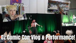 Performing on Stage at Oz Comic Con Oz Comic Con Sydney Vlog  Sk8 The Infinity Cosplay