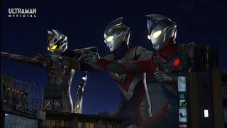 Carmeara fights with Trigger and Decker  Ultraman Decker