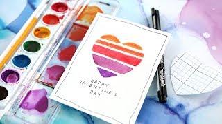 Easy DIY Valentines Day Card Minimal Supplies Needed