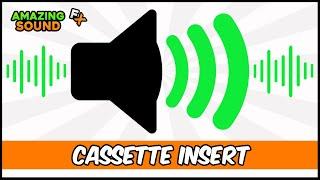 Cassette Insert - Sound Effect For Editing
