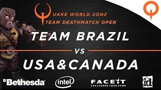 Team Brazil vs USA & Canada - Aerowalk  ZTNDM3  DM4 QuakeCon 2016