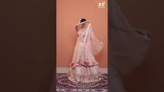 2 Gorgeous Dupatta Draping Styles on Lehenga  #Short #g3fashion