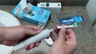 Oral B Vitality Rechargeable Toothbrush UnboxingDemo