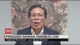 Presiden Jokowi Sahkan Omnibus Law