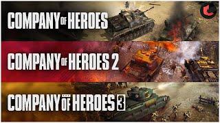 Company of Heroes 3 Graphics and Audio Comparison vs Company of Heroes 1 and Company of Heroes 2