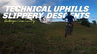 MERIDA BIG TRAIL 400 IN TECHNICAL UPHILLS  AND SLIPPERY DESCENTS