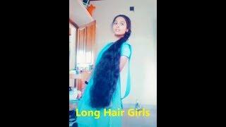 Indian Long Hair Play Thick Hair Viral video 21