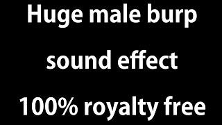 Huge Burp sound effect Royalty Free