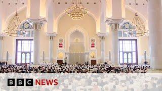 Mourners gather as Hamas leader Ismail Haniyeh is buried in Doha Qatar  BBC News