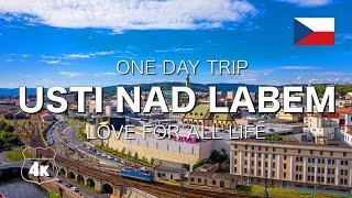 ⁴ᴷ⁶⁰ Usti Nad Labem. Still in love after 10 years. Virtual Walk at Love for All Life 4k UHD