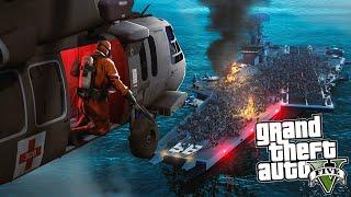 EXTERMINATING ZOMBIE INFESTED AIRCRAFT CARRIER in GTA 5 RP