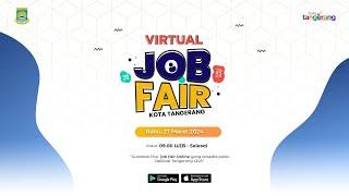 LIVE - Virtual Job Fair Kota Tangerang - Maret 2024