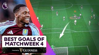 Best Goals Matchweek 4 ft. Haaland Duran & More  Presented by Guinness