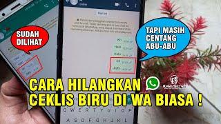 Cara Menghilangkan Centang Biru di Whatsapp Biasa