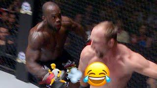 Why Are You Running?  Melvin Manhoef vs. Brock Larson Was MADNESS