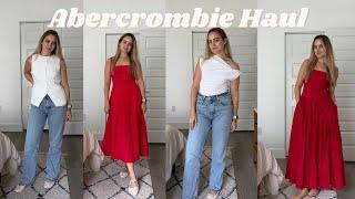 Abercrombie Try On Haul feminine summer dresses comfy summer tops and pants + and a *FAIL*