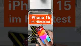 iPhone 15 Test Glasbruch in der Biege-Maschine oder beim Falltest? iPhone 15 Pro Max drop test