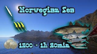 Russian Fishing 4-Norwegian Sea-Active farm- 1200 Silver an 1h30min