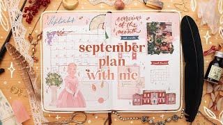  plan with me  September 2024 bullet journal setup - with my journal kit